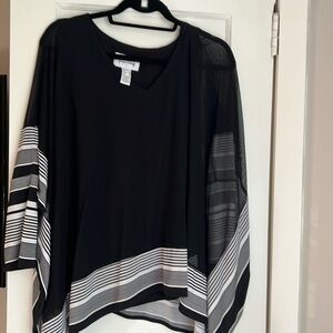 Joseph ribkoff size 14 tunic top with fitted sleeves